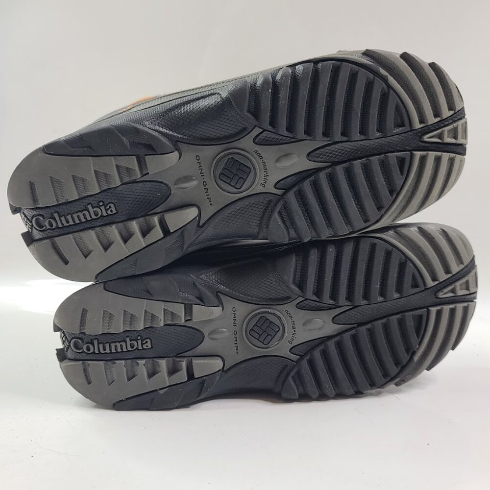 Columbia Boy's Black Yellow Winter Trek BY1270-010 Casual Snow Boots Size 4 - Picture 5 of 7